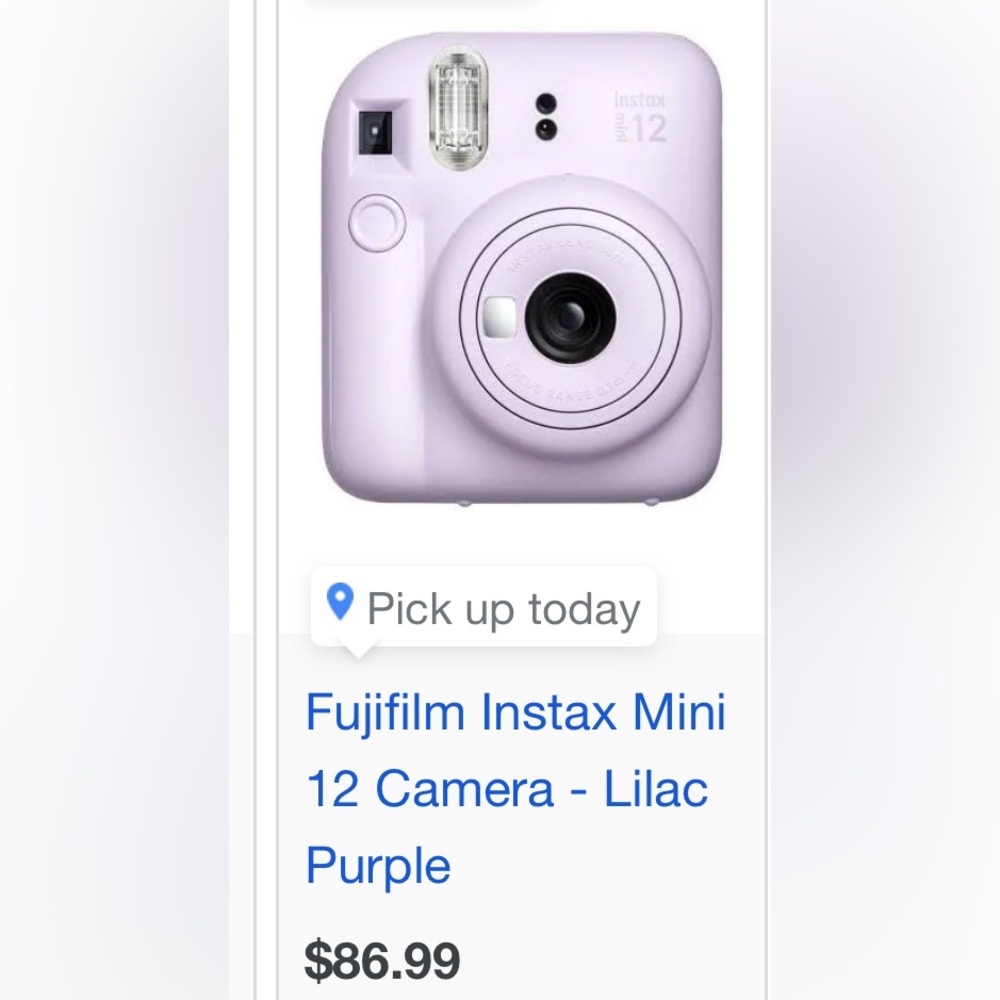 Fujifilm Instax Mini in Soft Purple